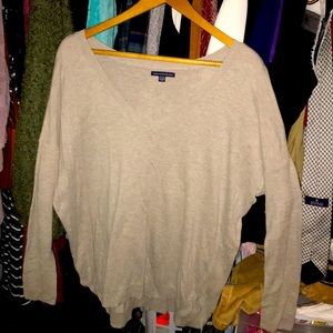basic tan sweater